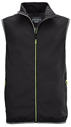killtec Herren Softshell Weste, packbar - Trin MN SOFTSHELL VST, dunkelanthra, L, 37735-000