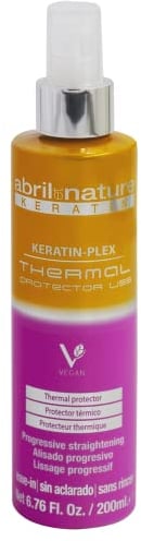 abril et nature - Protector Térmico Reparador Keratin Liss - Alisado Progresivo - Protege del Calor y Repara - Con Queratina Antiencrespamiento - Pelo Hidratado y Suave - 200 ml