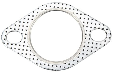 Guarnizione di scarico 2 pollici, guarnizione flangia a 2 fori, in acciaio, collettore di scarico, universale, per diametro interno 2/51 mm, tubo di scarico/motore