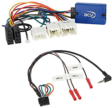 Lenkradfernbedienung Adapter Interface LFB Multi-Anschluss passend für Nissan Navara 2006-2014 kompatibel mit verschiedenen Autoradios