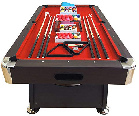 Table Billard Americain Table de Billard – 8 Pieds Vintage Red