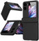 NINKI Case Compatible for Oppo Find N2 Flip Case with Hinge, Magnetic Hinge Protection Soft Lightweight Anti-Fingerprint Anti-Scratch Anti-Fall Shockproof Cover Case for Oppo Find N2 Flip Girls Black