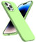 ACRONIX Compatible with iPhone 14 Pro Max Case 6.7, Silky-Soft Touch Liquid Silicone Case Shockproof Rubber Case Comprehensive Protection Cover for iPhone 14 Pro Max-Matcha Green