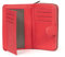 Hexagona - Portefeuille 2 Volets Stop RFID - Compatible Cartes de crédit, CNI et permis de Conduire - pour Femme - Collection Sauvage - Corail - en Cuir