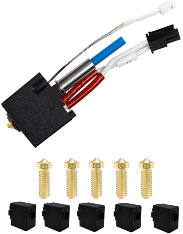 LANKEGU Hotend Kit für Anycbic Kobra 2, 3D Drucker, Zusammen Gebautes Druck Hot End Kit für Kobra 2, Kobra 2 Neo, Kobra 2 Pro/Plus/Max Hochge Schwindigkeits 3D Drucker