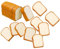 Ciieeo 16 Stück Toastbrot-Radiergummi In Brotform Brot-Miniatur-Brot-Radiergummi Künstliches Toast-Modell Cartoon-Toast-Radiergummi Toast-Brot-Radiergummi Tragbare Radiergummis