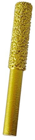 perfk Foret à diamant, foret à fraise à diamant, pointe montée de meulage, tête de meulage pour l'artisanat de bricolage en métal, sculpture sur pierre, diamètre 8mm