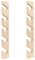 Widybord Porte-chapeaux verticaux pour casquettes de baseball en bois - Support mural pour placard