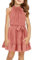 Halomoning Robe Fille Sans Manches Simple Classique Casual Longueur Genou pour Enfants Été Princesse Fête Mariage Cravate Taille A, rose clair, 13-14 ans