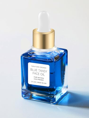 Sonora Bath & Flame Blue Tansy Face Oil - 100% Pure Blue Tansy Oil for Face - Noncomedogenic Blue Tansy Facial Oil for Sensitive and Acne Prone Skin