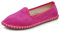 IF Fashion Ballerine Friulane Scarpe Veneziane da Donna in Velluto Sintetico M526 Fuxia N.38