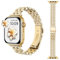 AoYi Acier Inoxydable Bracelet Femme Compatible avec Apple Watch 38mm 40mm 41mm 42mm, Luxe Rechange Métal Sangle pour iWatch Séries 10 9 8 7 6 5 4 3 2 1 SE SE2, Doré