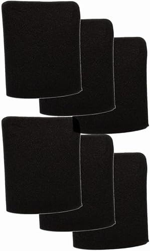 Daaxing Foam Filters Suitable For Parkside NTS PNTS 1300 A1 IAN 55929 1300A1 PWD 20 A1 PWD 12 A1 Wet Dry Vacuum Cleaner Replacement Parts (6PCS)