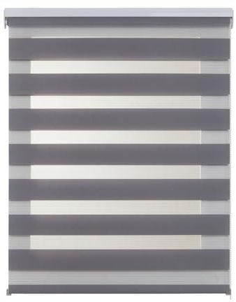STORESDECO Doppelrollo mit Bohren 160H x 90B cm für Fenster & Türen - Zuverlässiger Lichtschutz & Sichtschutz - Kindersichere Rollos für Fenster mit Bohren & Einfacher Montage - Made in Europe