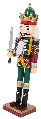 TOPBATHY Adornos De Cascanueces De Madera Muñeco De Cascanueces para Decoración Navideña para Escenarios Festivos Colores Surtidos