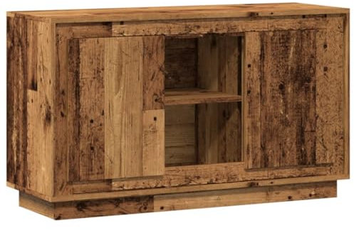 vidaXL Sideboard/Cupboard/Side Cabinet - Engineered Wood, Old Wood, 102x35x60cm, Modern Storage Furniture