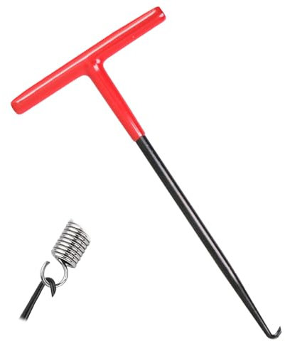 Federhaken,Federzieher,Auspuff Federhaken,Federhakenschlüssel,Motorrad Federzieher Bremse,Metall Federzug Haken T Haken,Für Roller Motorrad Demontage Fahrzeugwartung Federhaken Werkzeug