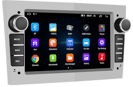 Auto Radio Autospieler GPS Navigation Carplay/Android Autoradio 7 Zoll HD-Touchscreen Player, Ersatz für Opel Tigra/Combo Tour/Corsa C Kasten/Corsa D X01 S07/Astra H Caravan GTC/Kombi Twintop L70