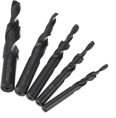 Hochleistungs-HSS-Spiral-Stufenbohrer für Metall- und Nichtmetallbohrungen, mehrere Größenoptionen, effizientes Anfaswerkzeug (M6 x 180 Grad)