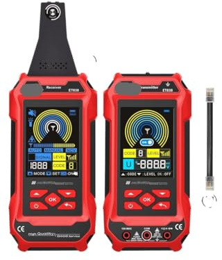 Multifunctional Underground Electric Cable Locator 60000 Counts Multimeter Short Open Circuit Detect Metal Pipe(ET836)