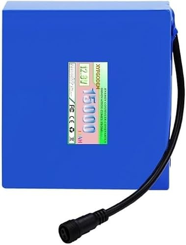 PVC Battery Pack 12.8V 15Ah Lithium Battery for Solar Panels/Solar Lights Outdoor Portable Batteries 8 Volt with BMS Protection