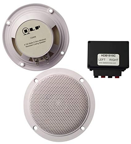 B-Creative Bluetooth Ceiling Speakers Waterproof Stereo Kit 30 Watts (S15LW)