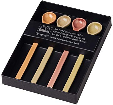 ASA Coppetta 4er Set Löffel Earthy Porzellan Mehrfarbig, Größe: 15cm, 44932214