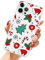 LCHULLE Weihnachten Handyhülle Kompatibel mit iPhone Xr(6.1 Zoll) Hülle Weihnachten Transparent Silikonhülle Christmas Case Cover TPU-Bumper Durchsichtig Schutzhülle für iPhone Xr