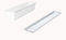 Fuchs seit 1895 Jardinière de balcon standard avec soucoupe assortie, couleurs : blanc, longueur : 60 cm