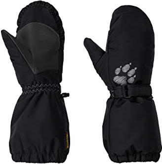 Jack Wolfskin Unisex Kinder Texapore Mitten Handschuhe, Black, 116