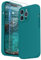 SURPHY Cover in silicone liquido compatibile con iPhone 13 Pro 6,1 pollici, protezione individuale per ogni obiettivo spesso in silicone premium per iPhone 13 Pro 6,1 pollici (Teal Blu)