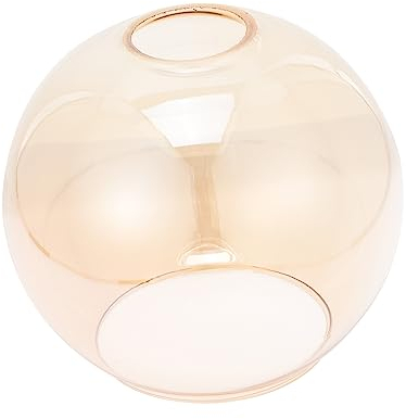 Pendellampe Tischleuchte Lampenschirm Globe Glass Shades Klarer Ersatzglaslampenschatten Runder Lampen für Anh?nger Wandleuchten Wandleuchte Schokolade Lamp Glass Shades Glass Lamp Shade