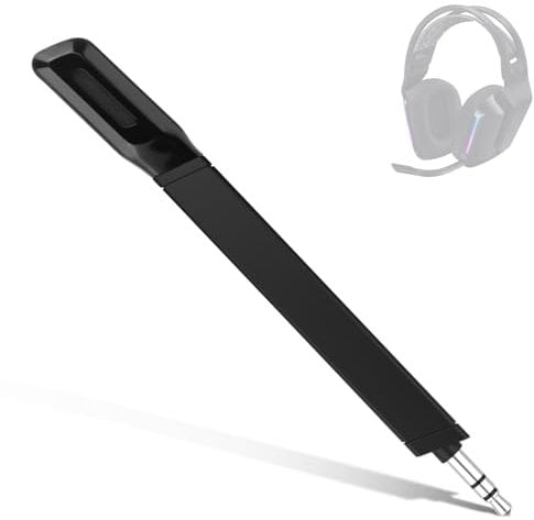 Replacement Detachable Boom Mic Compatible with Logitech G733 – Noise Cancelling Microphone for G733 Wireless Gaming Headset, Work with PS5, PS4, Xbox One, PC, Mac, Phone