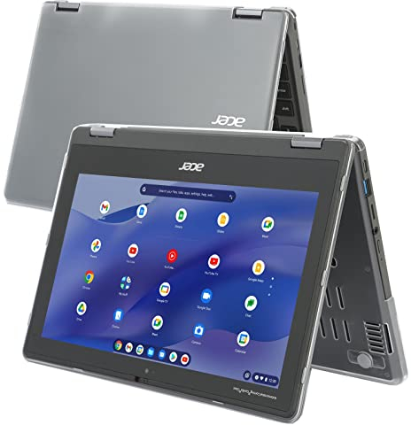 mCover Funda rígida solo compatible con computadoras portátiles 2 en 1 Acer Chromebook Spin 511 R753T Series 2021~2023 de 11.6 pulgadas (no compatible con ningún otro modelo Acer), transparente
