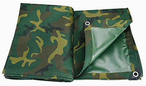 PHLCF Plane, UV-Schutz, schützt vor Stürmen und Elementen im Freien, Starke Zugfestigkeit, Oxford-Stoff, Aluminiumöse, Outdoor-Campingzelt, 17 Größen (Farbe: Grün, Größe: 1,5 x 2,5 m)