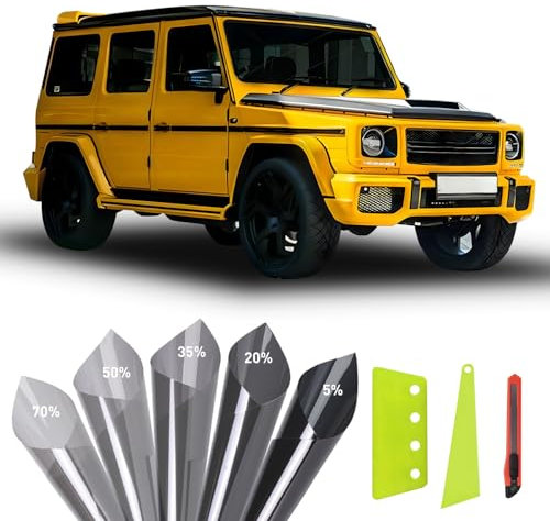 Window Tint Film for Cars Privacy Protection Automotive Film 70% VLT Nano Ceramic Car Winodw Tint Front Windshield Heat Glare UV IR Rays Block Scratch Resistance 30 X15ft