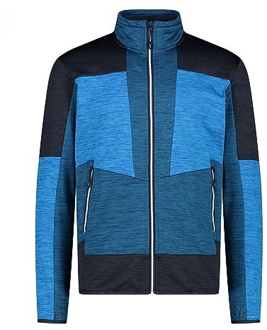 CMP Man Jacket Melange Grid Tech 33G2427 Größe 52 petrol