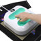 Presse à Chaud Textile 22.8cmx22.8cm/9x9 Portable LED Presse Chauffante avec Minuterie, Chauffage Rapide&Arrêt Automatique DIY Heat Press Machine pour T-Shirts, Sacs Transfert de Chaleur