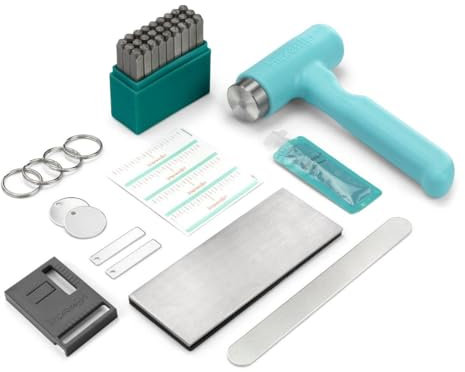 ImpressArt - Kit d'estampage en métal, comprend tous les outils essentiels d'estampage en métal pour la fabrication de bijoux et l'estampage à la main pour projets personnalisés (Homeroom 2, kit de