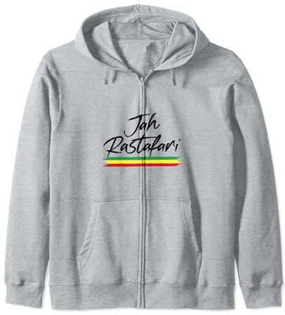 Jah Rastafari Zip Hoodie