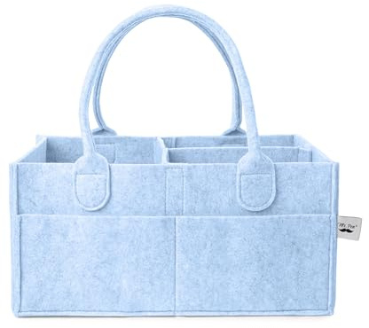 Mr. Pen Baby-Wickeltasche, Auto-Organizer, tragbarer Organizer für Wickeltisch, weiche blaue Farbe