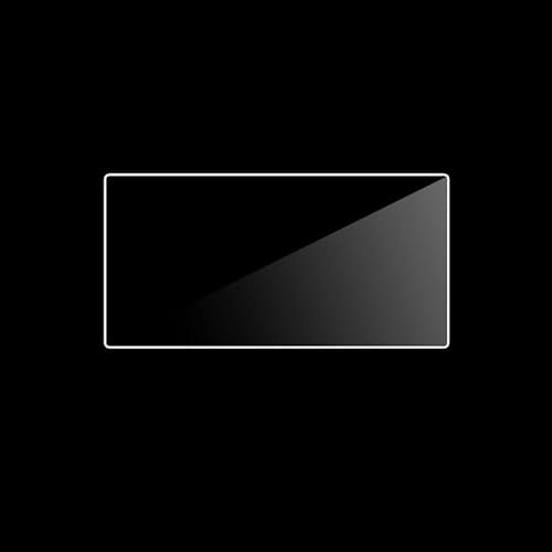 PUNICS Auto GPS Navi Folie Universelle 7-Zoll-Displayschutzfolie Aus Gehärtetem Glas, Auto-Display-Schutzfolie Für Autoradio, GPS-Navigation, DVD-Stereoradio, Kfz-Innenraum(150x90mm)