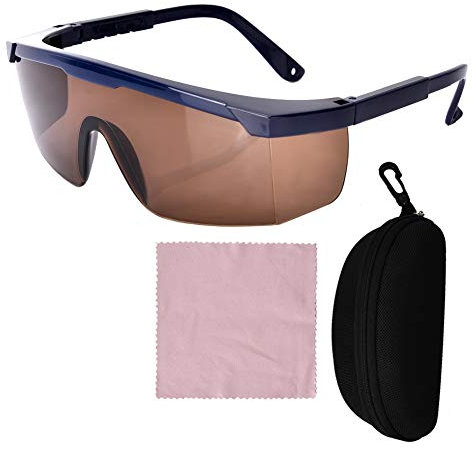 Wachstumszelt-Zubehör, LED-Wachstumsraum-Brille, Wachstumsraum-Brille, LED-Sonnenbrille, UV-Polarisationsbrille für Zelt, Gewächshaus, Hydrokultur, Pflanzenlicht, Augenschutz