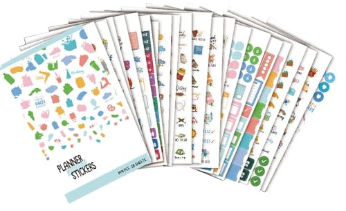 Aufkleber für Planer, Kalenderaufkleber für Erwachsene | Lustige Bastel-Aufkleber für Alben, Urlaubssaisonplaner Daily Sticker Kalender Supplies for Dec