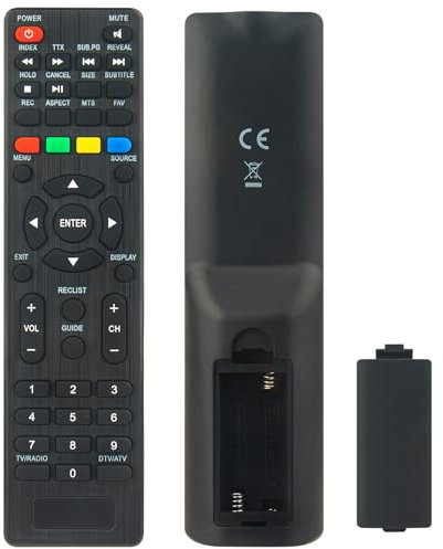 Télécommande remplacée Convient pour Smart-Tech TV 24HN10T2 24HN10T3 32HN10T2 32HN10T3 SMT21Z30HC1LB1 SMT2219DFC1T1B2 SMT2219DFC1T1B3 40FN10T2 40FN10T3 43FN10T2 32N30HC1L1B1