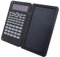 NIZUUONE Scientific Calculator Display 2 with Foldable Writing Tablets for School Office, ABS Material Portable Calculator for the Teachers of the Engineering Students (Black)