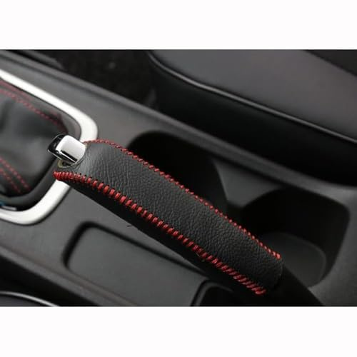 YYTERI Funda Freno Mano Coche,para Seat Ibiza 6J 6L 6P KJ Durabilidad Antideslizante Palanca Cambios Freno Mano Protector Coche Interior Accesorios,A
