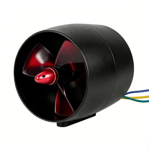 CashMuch 400W Unterwassermotor - Bürstenloser Antrieb für RC Köderboote & SUP Boards, 12-24V, 40A, Schwarz