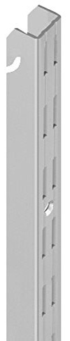 Element System 1x Easy 32 Hängeschiene H 1970 mm weißalu 2-teilig 2x985 mm mit Verbinder 10013-00014