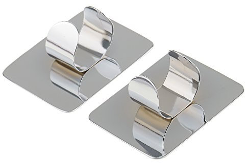 Gazechimp 2er/Pack Edelstahl Mischpalette für Make-up Nailart Acryl Kosmetik Farben Mixing Palette Maniküre Farbmischpalette Ring